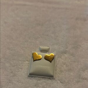 Heart-Shaped Earrings with Polished Finish